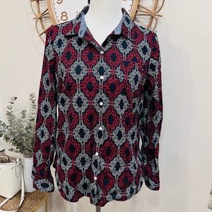 Red, whit and blue Tommy Hilfiger button down